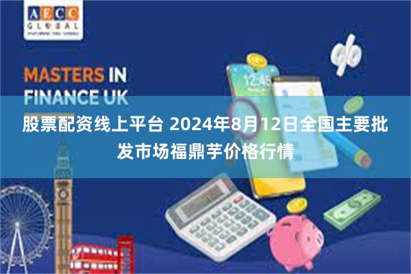 股票配资线上平台 2024年8月12日全国主要批发市场福鼎芋价格行情