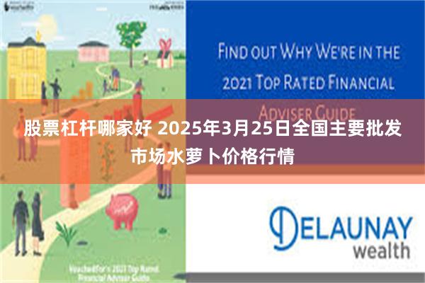 股票杠杆哪家好 2025年3月25日全国主要批发市场水萝卜价格行情